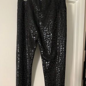 Faux leopard leggings